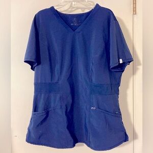 Cherokee INFINITY Navy V-neck Scrub Top - XL